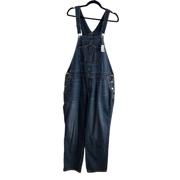 Old Navy Classic Blue Jean Denim Overalls : Size 14 : NWT $59.99 - Picture 1 of 9